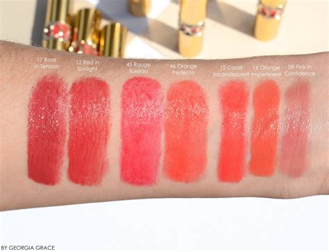 ysl rouge volupté shine oil-in-stick swatches|volupte shine lipstick review.